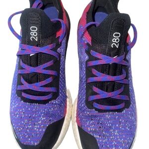 adidas Purple and Black Women's Sneakers